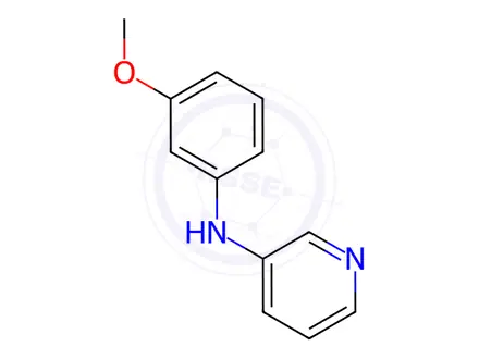 Chemical structure of N-(3-methoxyphenyl)pyridin-3-amine