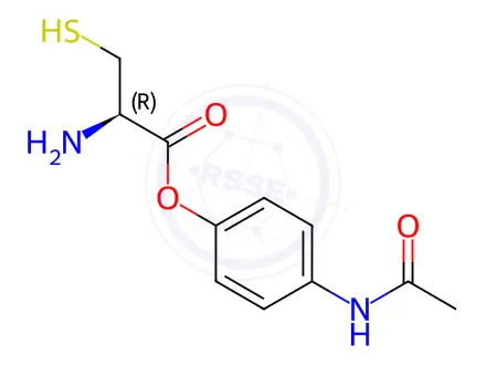 Chemical structure of Paracetamol Cysteine