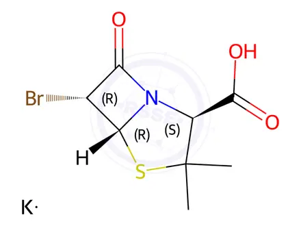 Chemical structure of Sulbactam Impurity 4 Potassium Salt(Sulbactam EP Impurity D Potassium Salt)