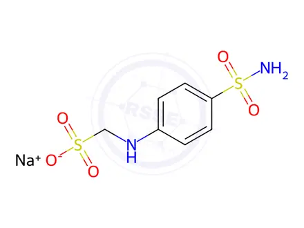 Chemical structure of Sodium ((4-sulfamoylphenyl)amino)methanesulfonate
