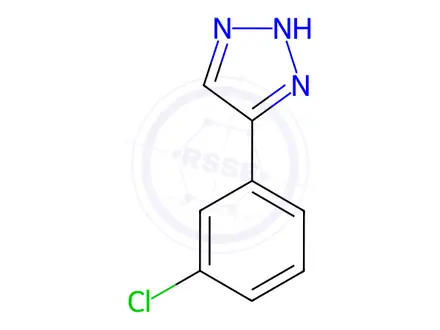 Chemical structure of 5-(3-chlorophenyl)-1H-1,2,3-triazole