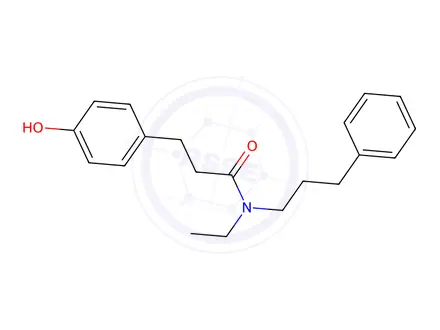 Chemical structure of 4-Hydroxy 3-Keto Alverine