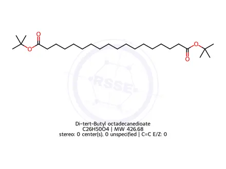 Chemical structure of Di-tert-Butyl octadecanedioate