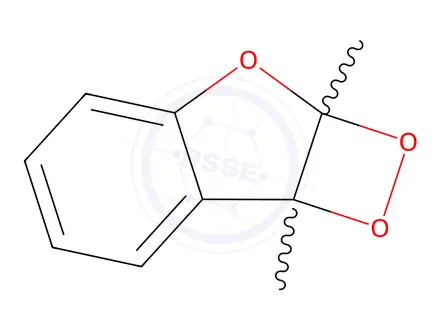Chemical structure of 2A,7B-DIHYDRO-2A,7B-DIMETHYL-1,2-DIOEXTO(3,4B)BENZOFURAN
