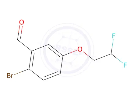 Chemical structure of 2-Bromo-5-(2,2-difluoroethoxy)benzaldehyde