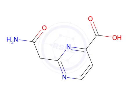 Chemical structure of 2-(2-Amino-2-oxoethyl)pyrimidine-4-carboxylic acid