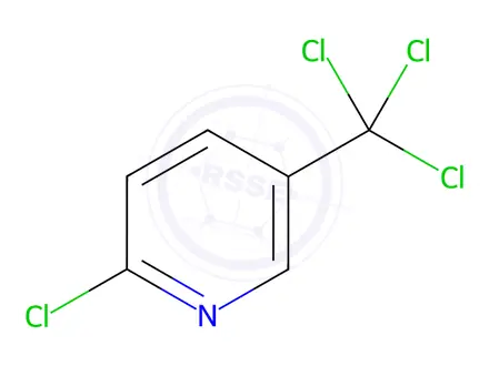 Chemical structure of 2-chloro-5-(trichloromethyl)pyridine