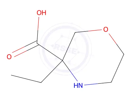 Chemical structure of 3-Ethylmorpholine-3-carboxylic Acid