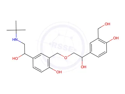 Chemical structure of Salbutamol Impurity P