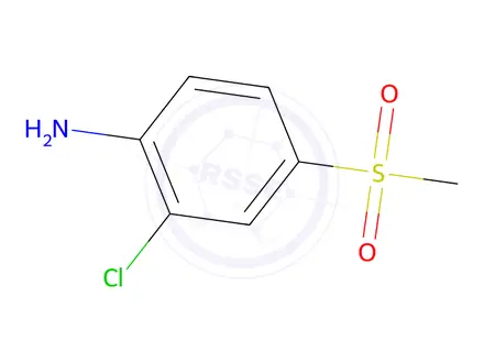 Chemical structure of 2-CHLORO-4-(METHYLSULFONYL)ANILINE