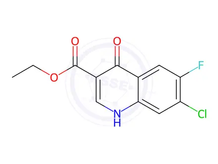 Chemical structure of Norfloxacin Impurity C18