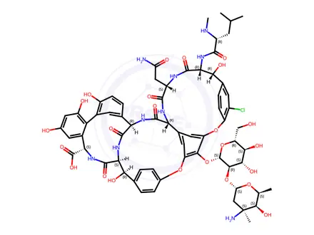 Chemical structure of Vancomycin EP Impurity H