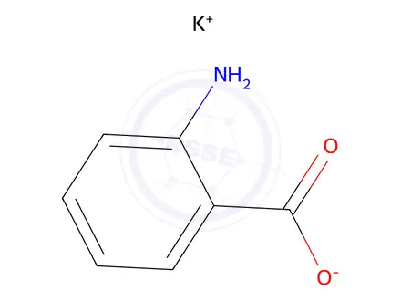 Chemical structure of Potassium anthranilate