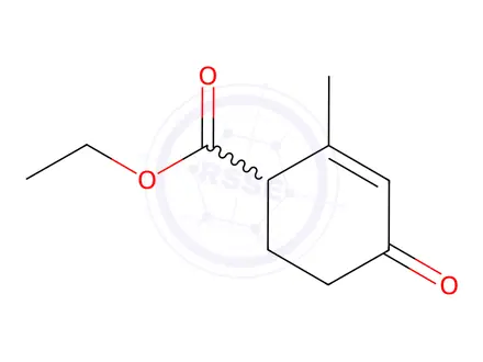 Chemical structure of Ethyl2-Methyl-4-oxocyclohex-2-ene-1-carboxylate