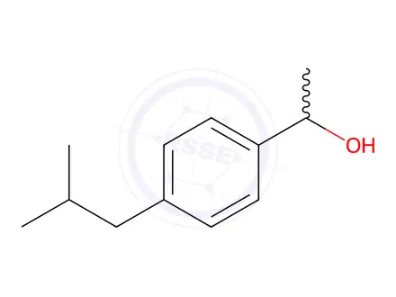 Chemical structure of alpha-(4-Isobutylphenyl)ethanol