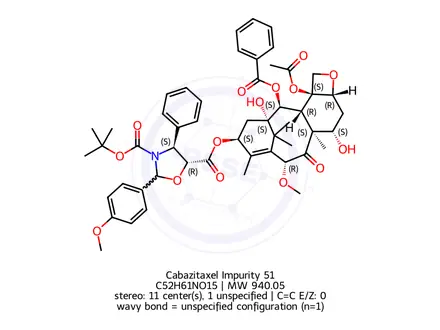 Chemical structure of Cabazitaxel Impurity 110
