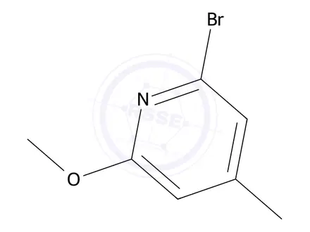 Chemical structure of 2-Bromo-6-methoxy-4-methylpyridine