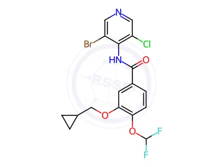 Chemical structure of Roflumilast USP Related Compound E