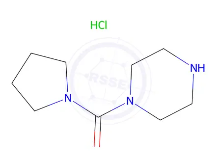 Chemical structure of 1-Piperazinyl(1-pyrrolidinyl)methanone Hydrochloride