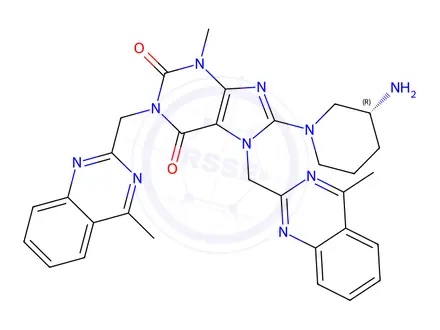 Chemical structure of Linagliptin Impurity 69