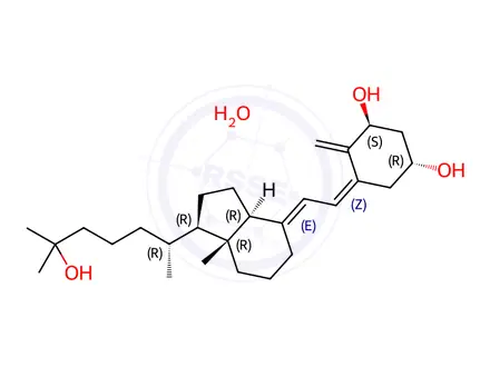Chemical structure of Calcitriol hydrate