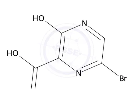 Chemical structure of 6-Bromo-3-hydroxypyrazine-2-carboxylic acid