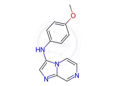 Chemical structure of N-(4-Methoxyphenyl)imidazo[1,2-a]pyrazin-3-amine