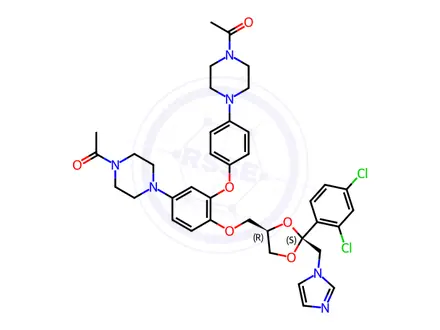 Chemical structure of Ketoconazole Impurity 72