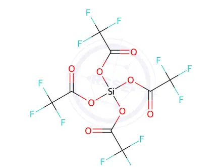Chemical structure of TETRAKIS(TRIFLUOROACETHOXY)SILANE