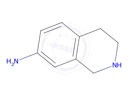 Chemical structure of 7-Amino-1,2,3,4-tetrahydroisoquinoline