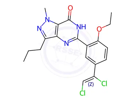 Chemical structure of Dichlorodenafil