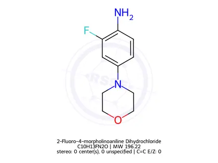 Chemical structure of 2-Fluoro-4-(morpholin-4-yl)aniline
