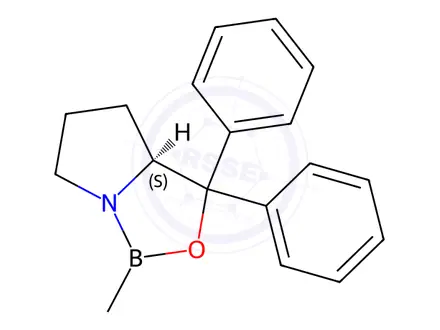 Chemical structure of (S)-2-Methyl-CBS-oxazaborolidine (1 M in Toluene)