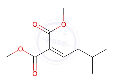 Chemical structure of Dimethyl 2-(3-methylbutylidene)malonate