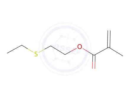 Chemical structure of ETHYLTHIOETHYL METHACRYLATE