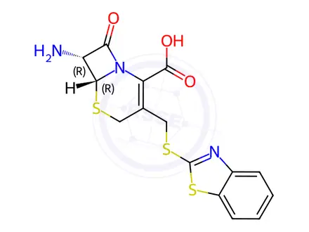 Chemical structure of Cefotaxime Sodium Impurity 60