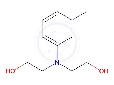 Chemical structure of N,N-Bis-(2-hydroxyethyl)-m-toluidine