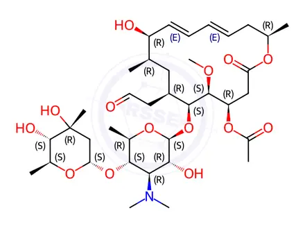 Chemical structure of Kitasamycin Impurity 2