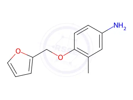Chemical structure of 4-(2-Furylmethoxy)-3-methylaniline