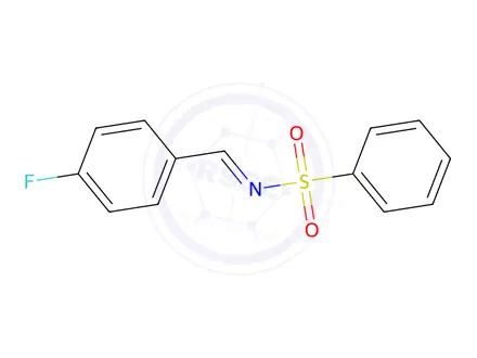 Chemical structure of N-(4-FLUORO-BENZYLIDENE)-BENZENESULFONAMIDE