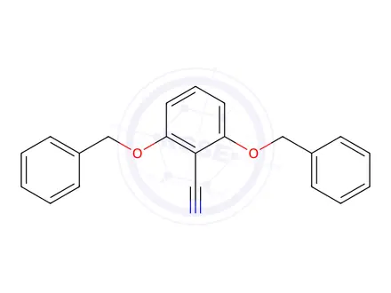 Chemical structure of 2,6-Bis(benzyloxy)benzonitrile