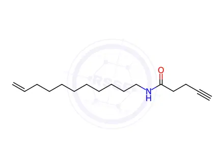 Chemical structure of N-(Undec-10-en-1-yl)pent-4-ynamide
