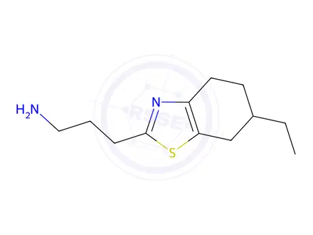 Chemical structure of 3-(6-Ethyl-4,5,6,7-tetrahydrobenzo[d]thiazol-2-yl)propan-1-amine