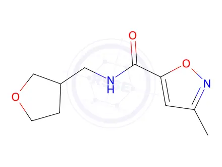 Chemical structure of 3-Methyl-n-[(oxolan-3-yl)methyl]-1,2-oxazole-5-carboxamide