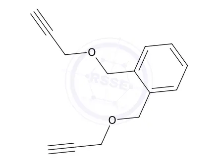 Chemical structure of 1,2-Bis((prop-2-yn-1-yloxy)methyl)benzene