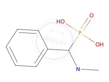 Chemical structure of ((Dimethylamino)(phenyl)methyl)phosphonic acid
