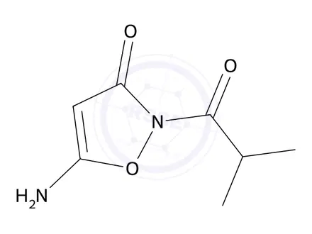 Chemical structure of 5-Amino-2-isobutyrylisoxazol-3(2H)-one