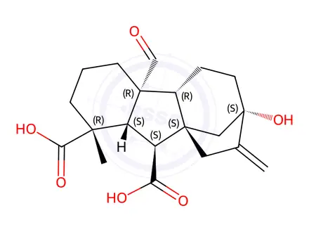Chemical structure of Gibberellin A19