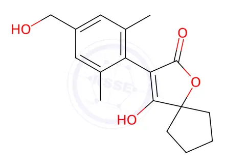 Chemical structure of Spiromesifen-alcohol-4-hydroxymethyl