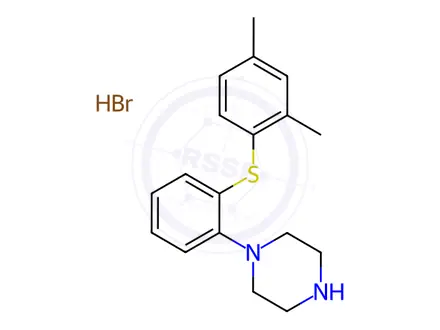 Chemical structure of Vortioxetine hydrobromide